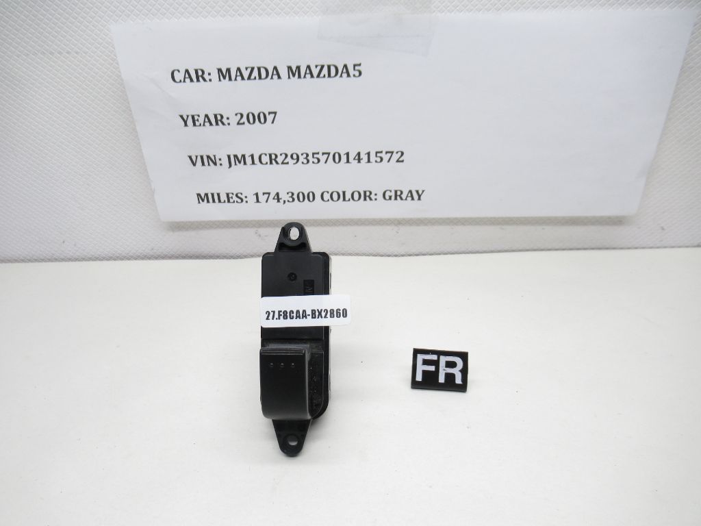 2006-2010 Mazda 5 Front Right Side Door Power Window Switch C23566370 OEM