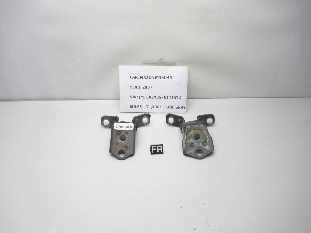 06-10 Mazda 5 FR Upper & Lower Door Hinge Set C23558210C OEM