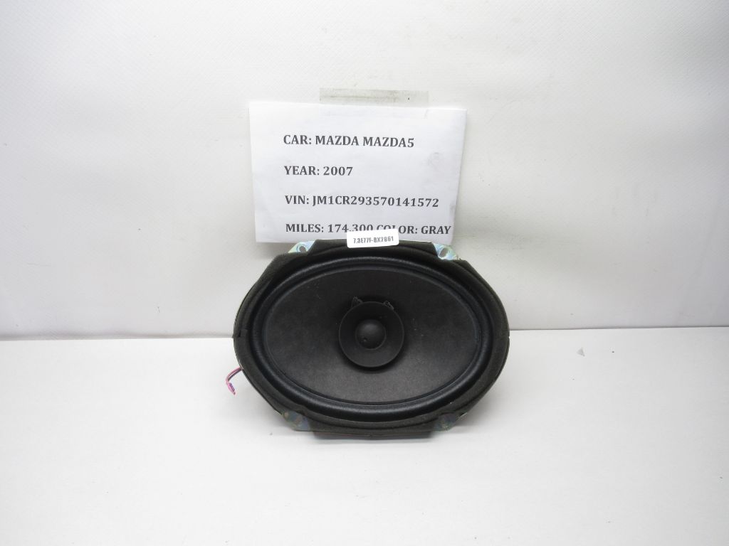 06-10 Mazda 5 Front Or Right Side Door Audio Stereo Sound Speaker C23566960 OEM