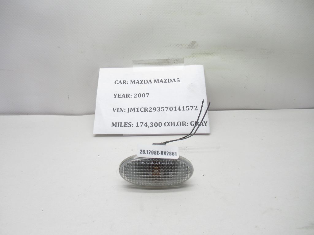 06-10 Mazda 5 Fender Side Marker Turn Signal Lamp Light GJ6A-51-120E OEM