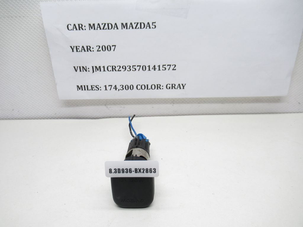 2006-2010 Mazda 5 Cigarette Lighter Power Socket Outlet Plug 95120-12V120W OEM