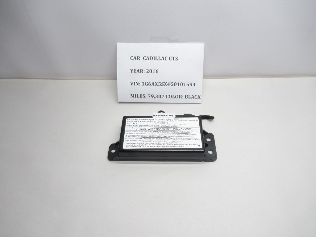 2014-2019 Cadillac CTS Backup Battery Module 23117460 OEM