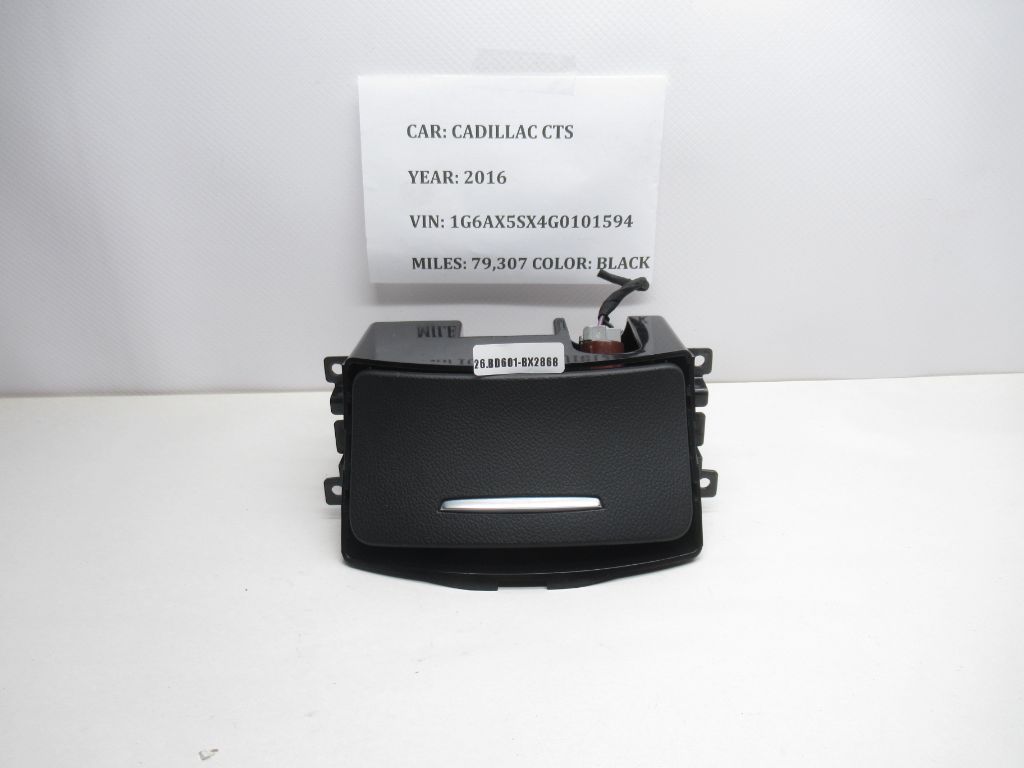 2014-2019 Cadillac CTS End Cap Assembly Storage w/ Power Outlet 23355053 OEM