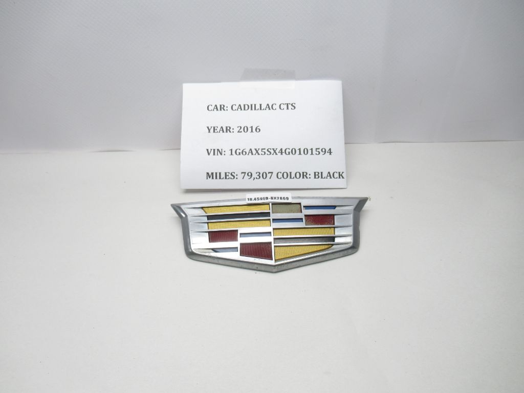 2015-2019 Cadillac CTS Rear Trunk Emblem Logo Badge 23236084 OEM