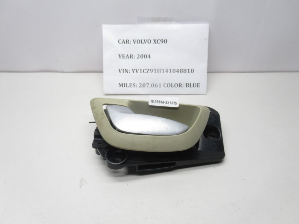 2003-2010 Volvo XC90 Rear Left Door Handle Inner 08626599 OEM