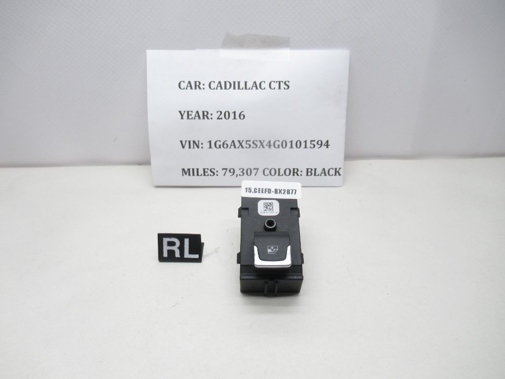 2014-2019 Cadillac CTS Left Rear Door Window Switch 23171428 OEM