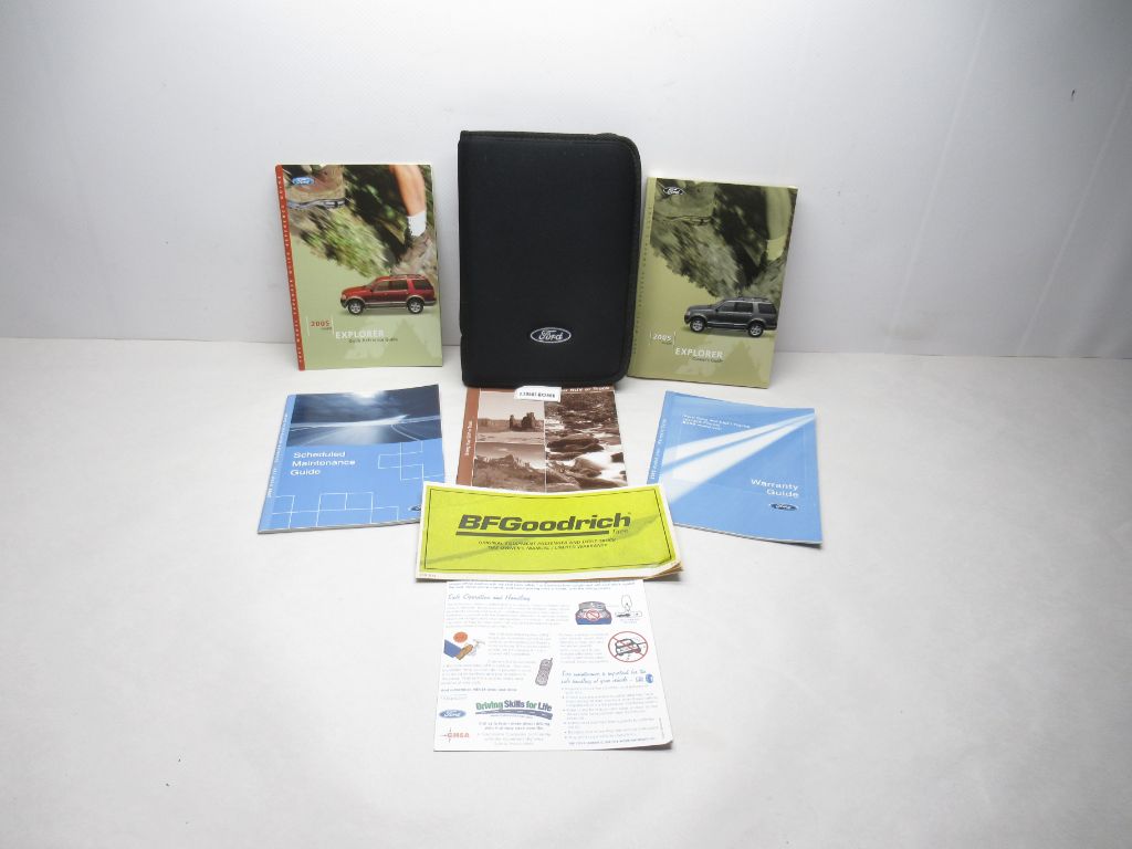 2005 Ford Explorer Owner's Manual Book Set With Case OEM