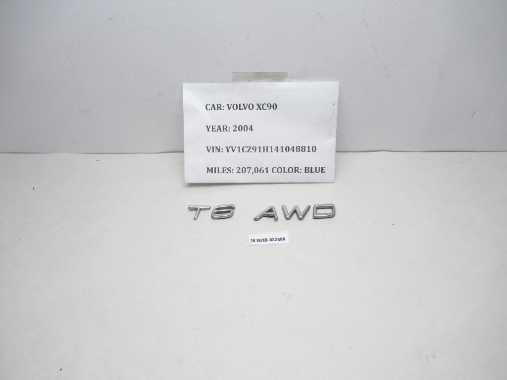 2003-2006 VOLVO XC90 T6 AWD Chrome Emblem 9157130 OEM