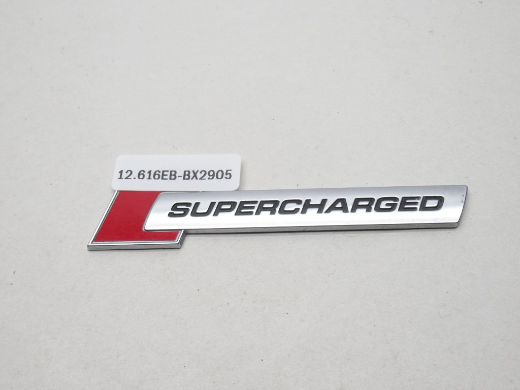 2011-2018 AUDI A6 Supercharged Badge Emblem Side Fender 4F0853601A2ZZ OEM