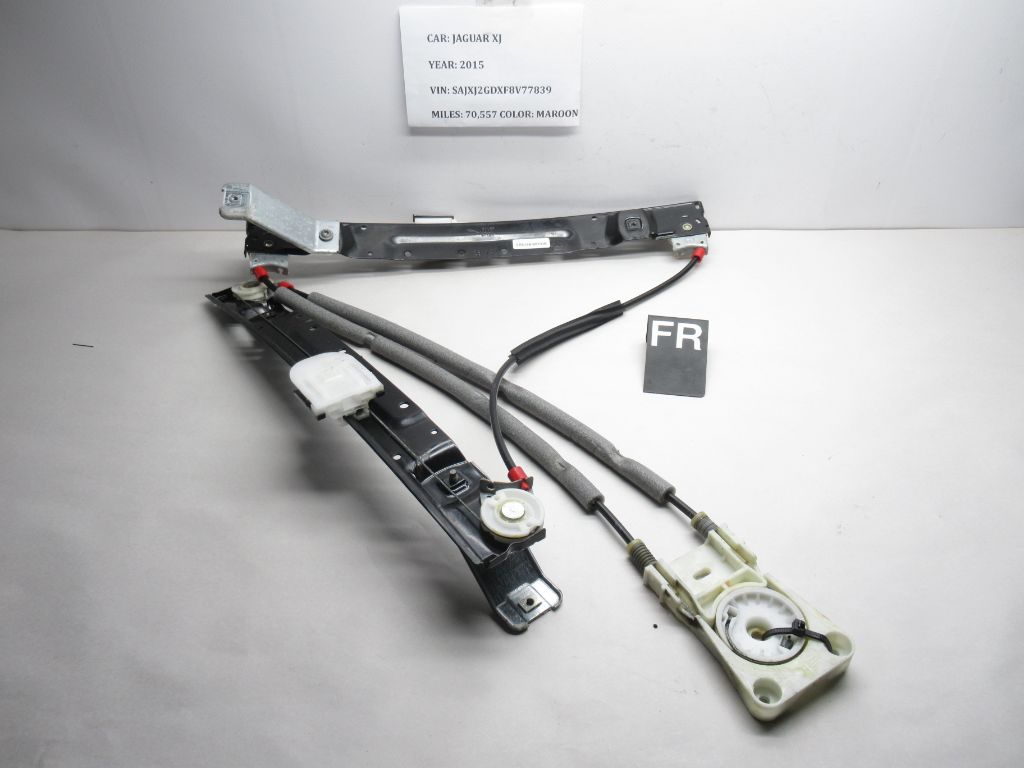 10-18 Jaguar XJ Front Right Side Door Window Regulator AW93F23200AM OEM