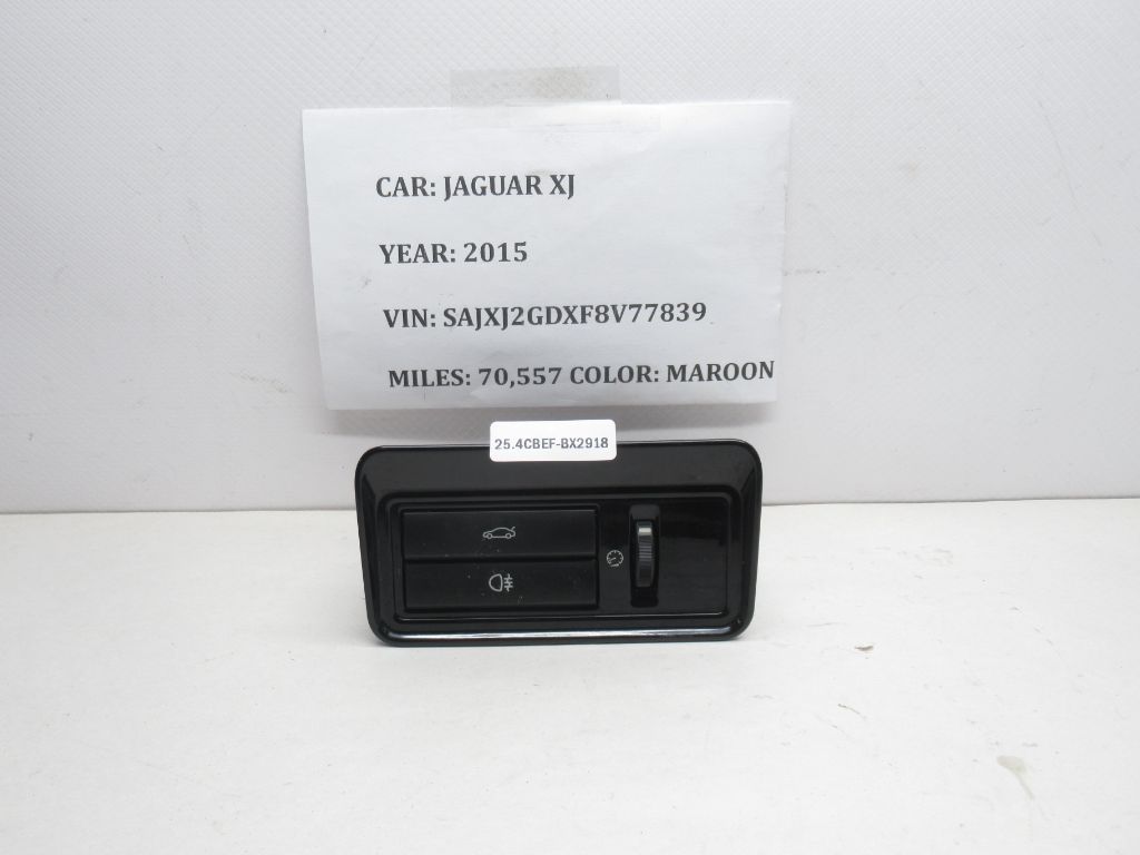 2010-2015 Jaguar XJ Fog Light Trunk Release Switch Panel 10400976890 OEM