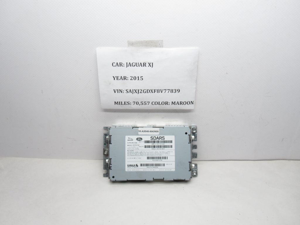 2010-2015 JAGUAR XJ SDARS SIRIUS Satellite Radio Receiver CH22-14C340-BC OEM