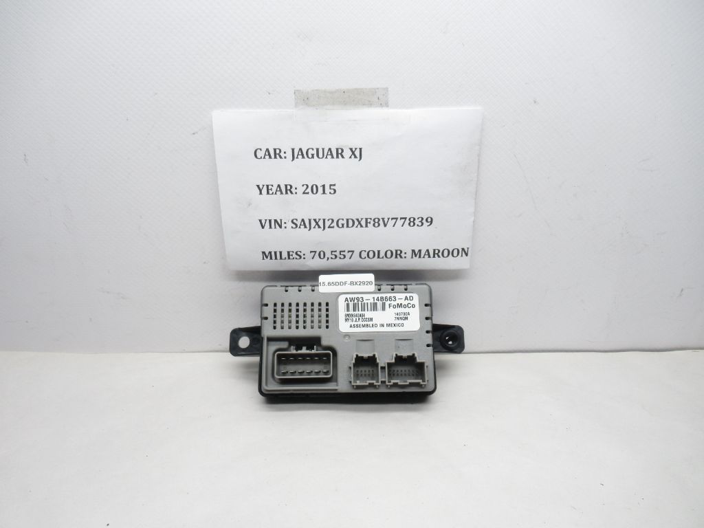 2010-2015 Jaguar XJ Temperature Module AW93-14B663-AD OEM