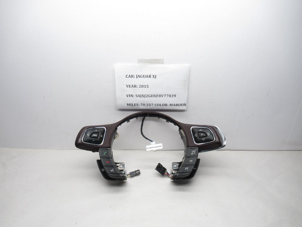 10-15 Jaguar XJ Steering Wheel Surround Control Switch Panel AW93-13D767-BE OEM