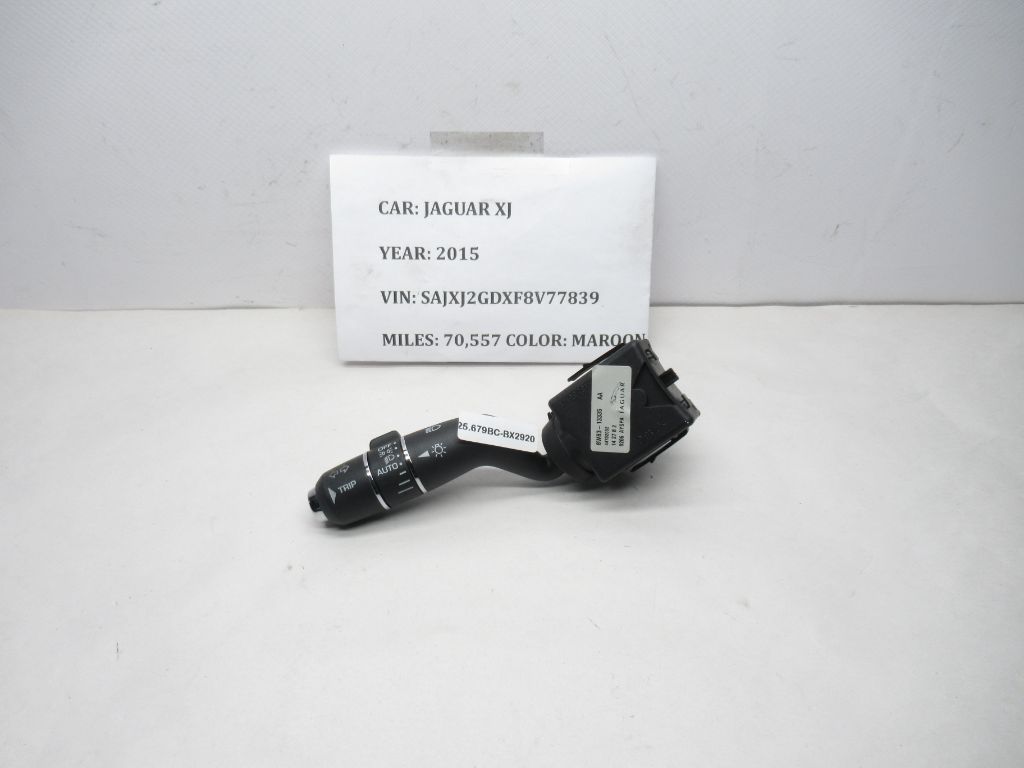 10-15 Jaguar XJ Steering Column Headlight Turn Signal Switch 8W8313335AA OEM