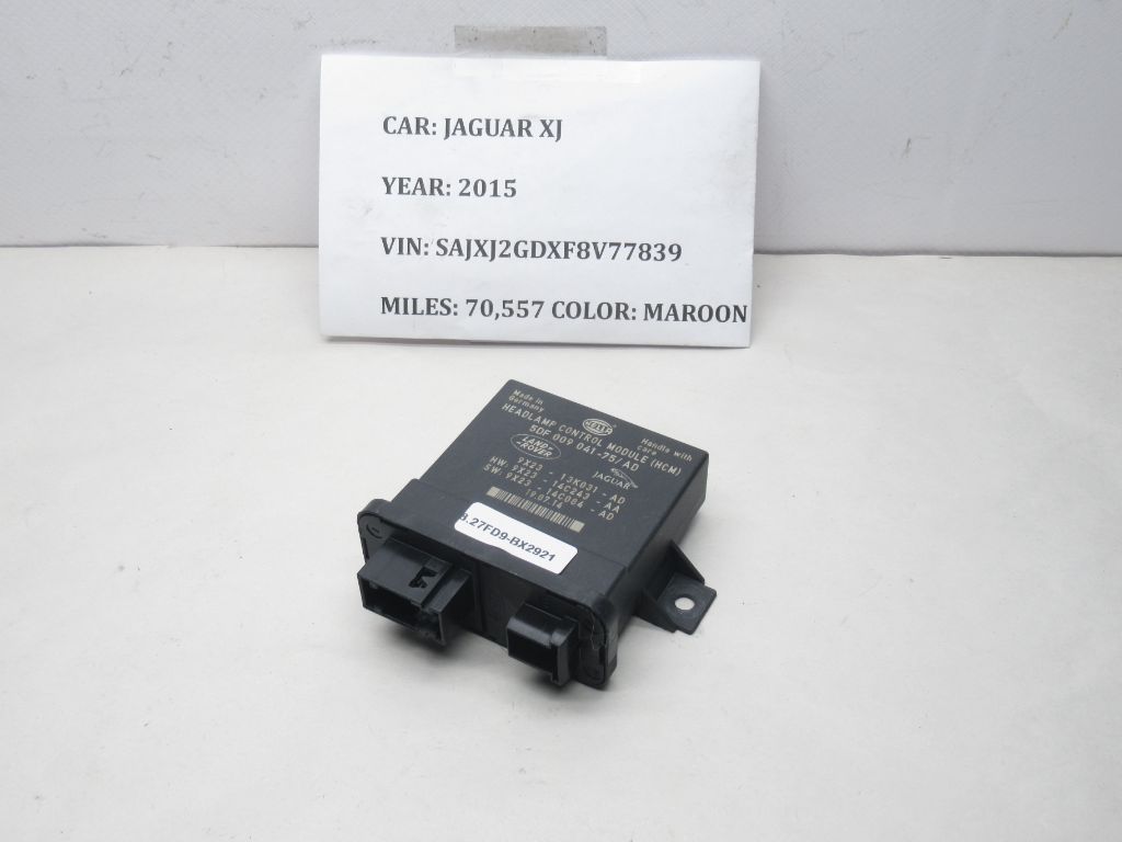 2010-2015 Jaguar XJ HCM Headlight Leveling Control Module 9X2313K031AD OEM