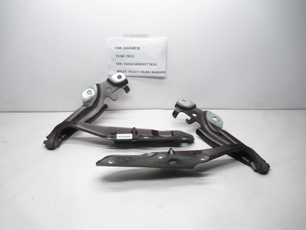 2010-2018 Jaguar XJ Front Hood Hinge Set AW9316800A OEM