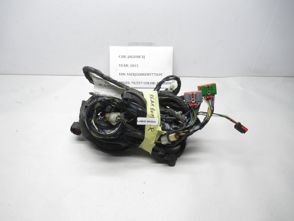 2010-2015 Jaguar XJ Rear Bumper Wiring Wire Harness EW93-15B484-HA OEM