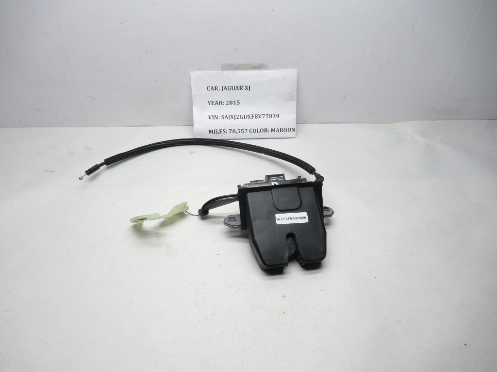 2010-2019 Jaguar XJ Trunk Lock Actuator Latch Release AW93-442A66-AC OEM