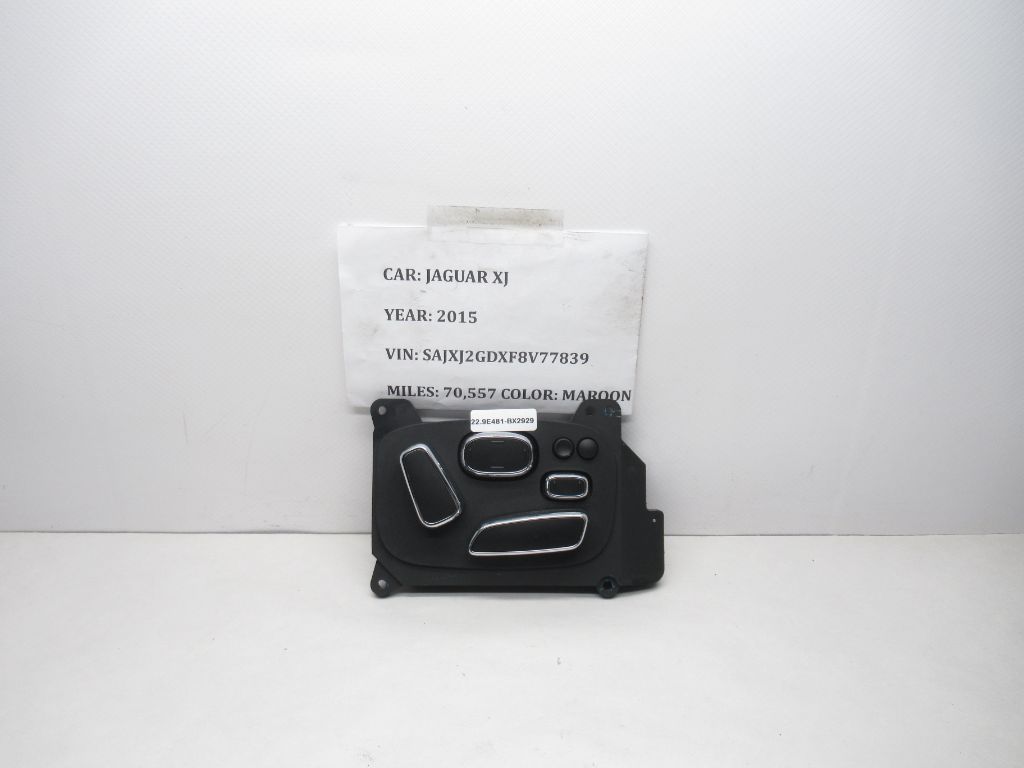 2010-2015 Jaguar XJ Front Right Seat Control Switch AW9314B566MA OEM