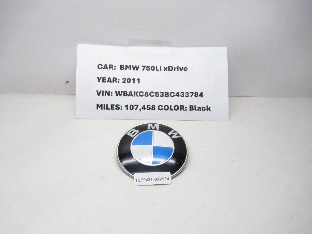 2011-2015 BMW 750Li xDrive Emblem Badge 103334-10 OEM