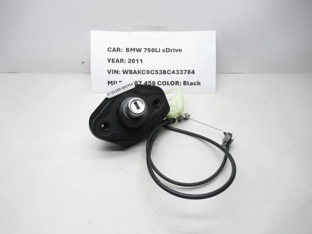 2011-2015 BMW 750Li xDrive Trunk Lid Lock Cylinder w / Cable 51247194181 OEM