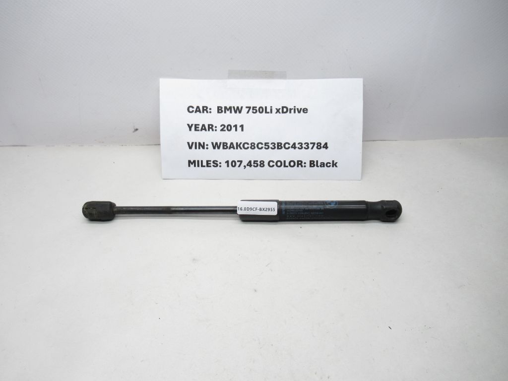 11-15 BMW 750Li xDrive Hood Bonnet Support Hinge Shock Strut 51237185032 OEM