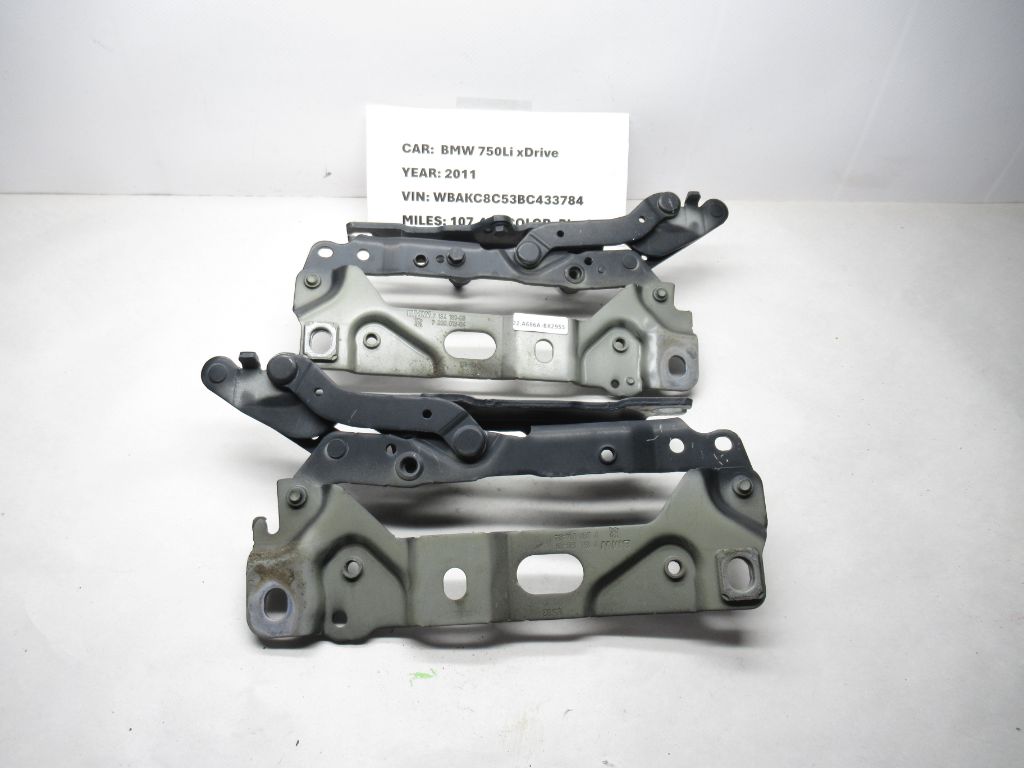 11-15 BMW 750Li xDrive Left & Right Side Hood Bonnet Hinge Set 718418909 OEM