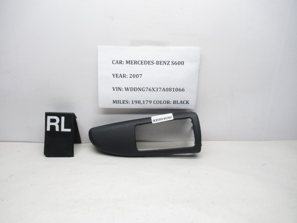 07-13 Mercedes-Benz W221 S-Class Rear Left Door Window Switch Cover P0109559 OEM