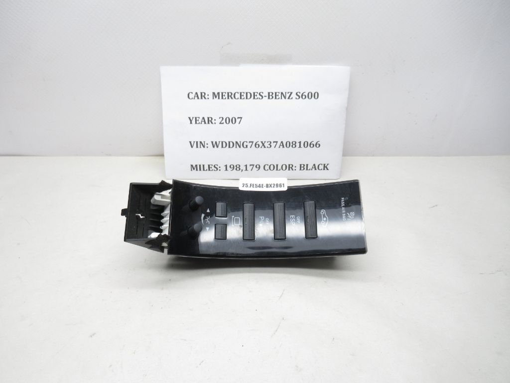 2007-2013 Mercedes S600 Cluster Switch Controller Unit A2218211251 OEM