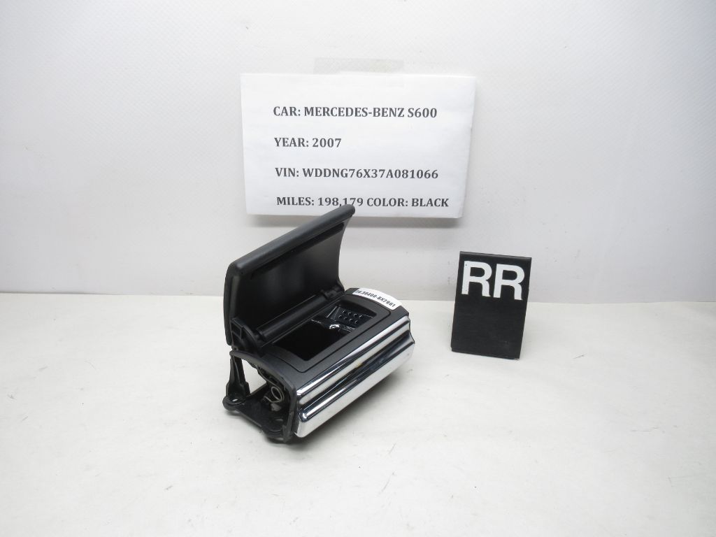 2007-2013 Mercedes W221 S-Class Rear Right Side Door Ashtray 81272002 OEM