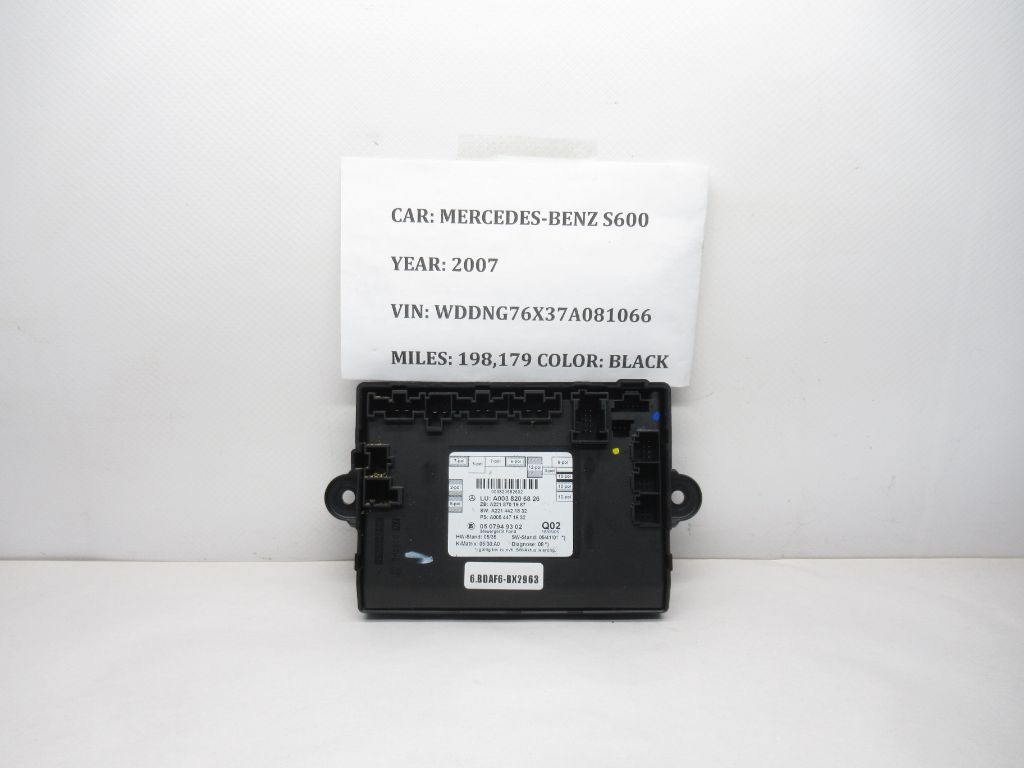 2007-2013 Mercedes S600 S550 Rear Door Control Module A0038206826 OEM