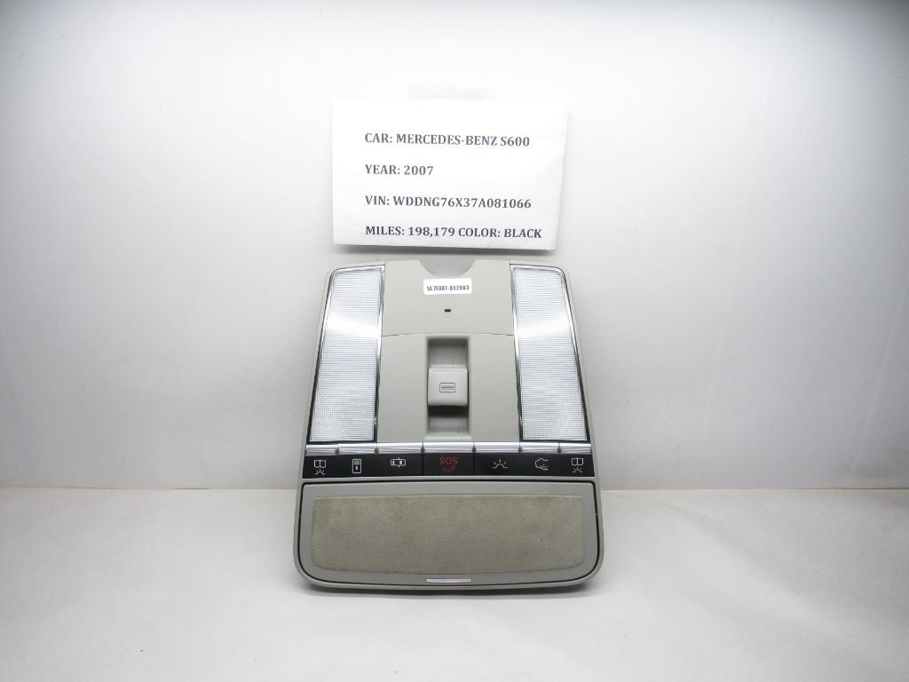 2007-2009 Mercedes-Benz S600 Overhead Dome Light A2218703786 OEM