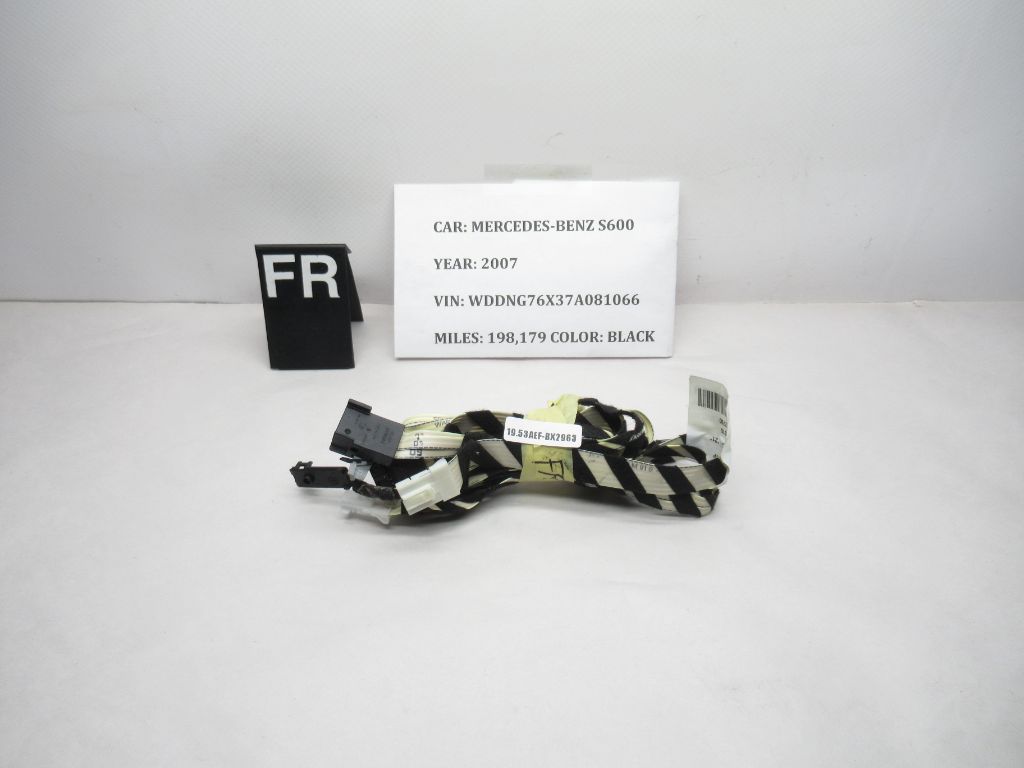 2007-2013 Mercedes-Benz S600 Front Right Door Wiring Harness 2215408507 OEM