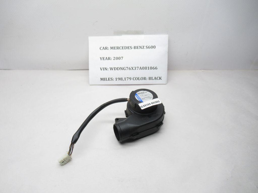 2007-2013 Mercedes S600 Dash Blower Motor Ventilator A2218380006 OEM