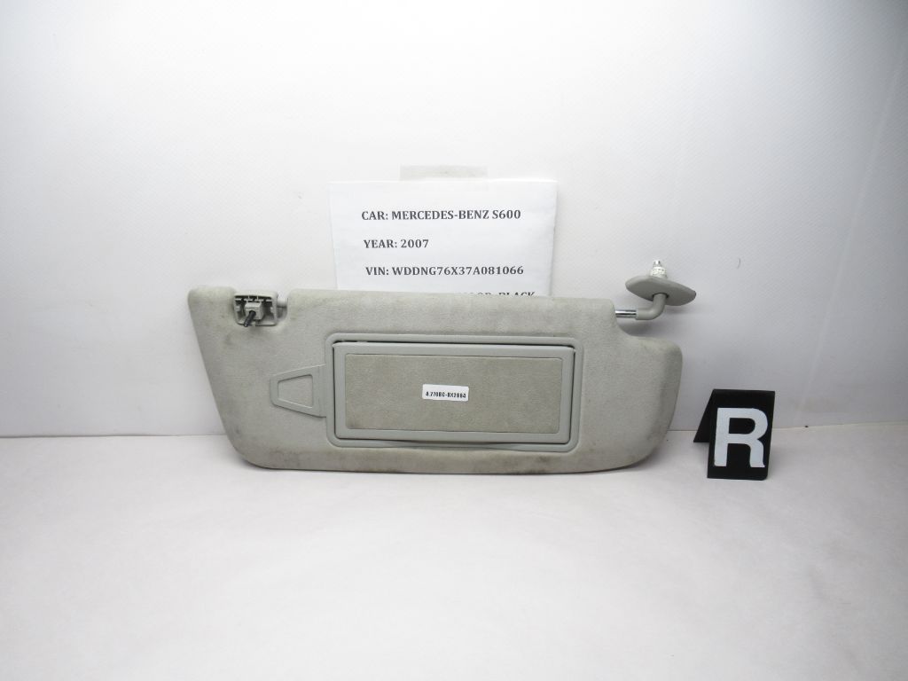 2007-2013 Mercedes S600 Right Side Sun Visor Sunvisor A2218101410 OEM