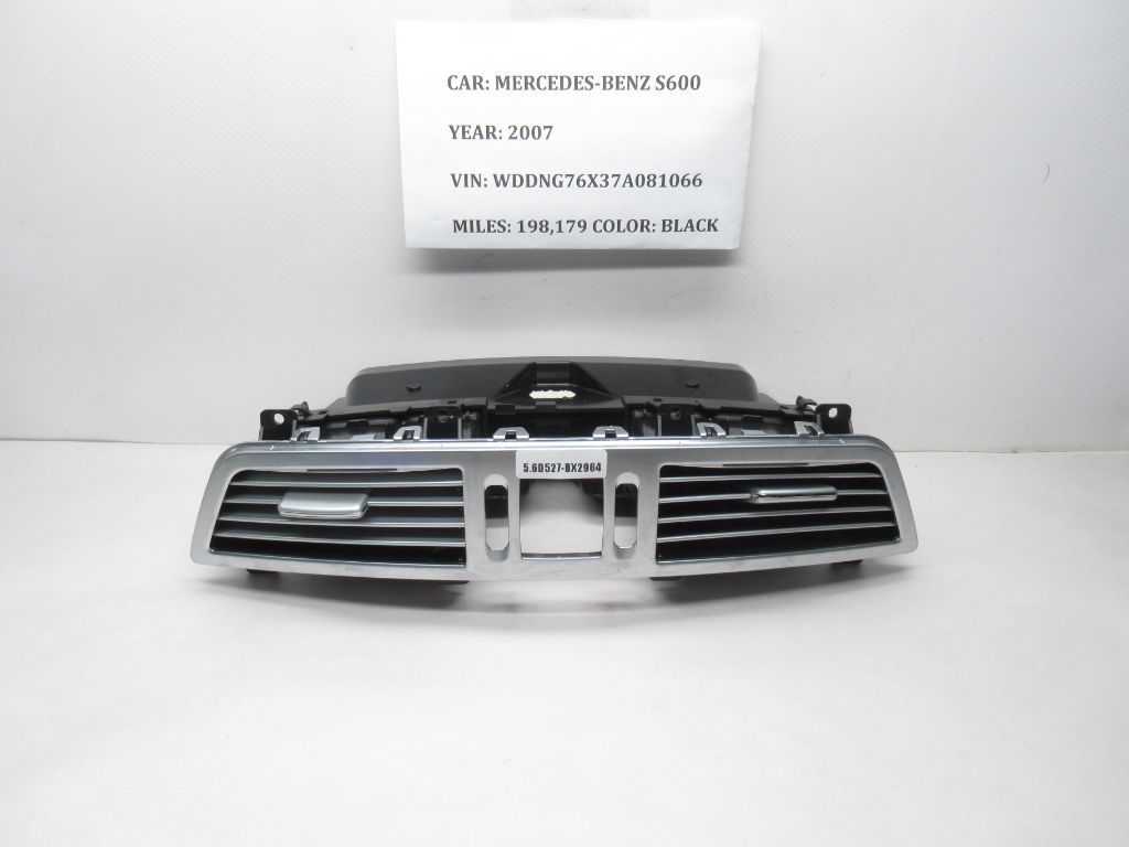 2007-2013 Mercedes S600 Center Dash A/C Air Vent Trim A2218300954 OEM