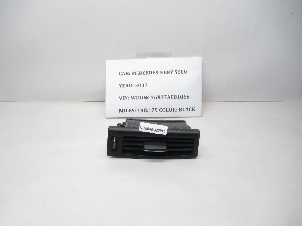 2007-2013 Mercedes S600 Right Side B-Pillar AC A/C Air Vent A2218300454 OEM