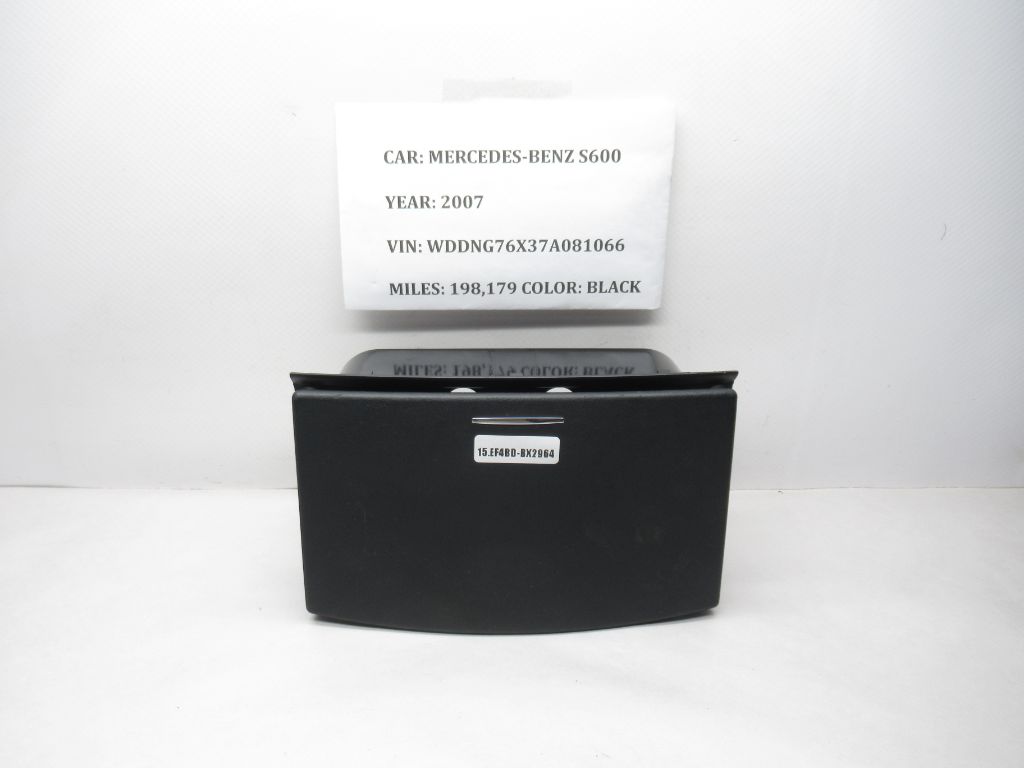 2007-2013 Mercedes S600 Center Console Cup Holder Cover Trim A2216802650 OEM