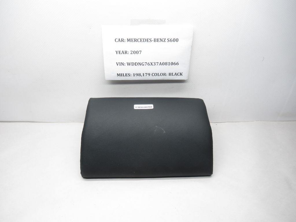 2007-2013 Mercedes S600 Rear Seat Cushion Armrest Top Cover A2219230038 OEM