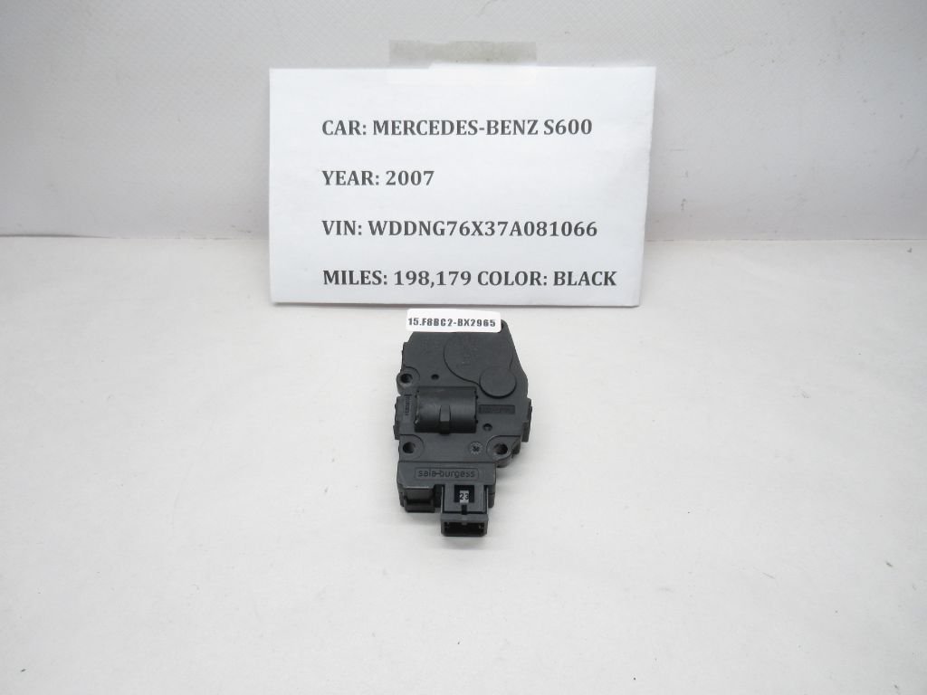 2007-2013 Mercedes-Benz S600 AC Heater Control Flap Motor Actuator EFB330 OEM