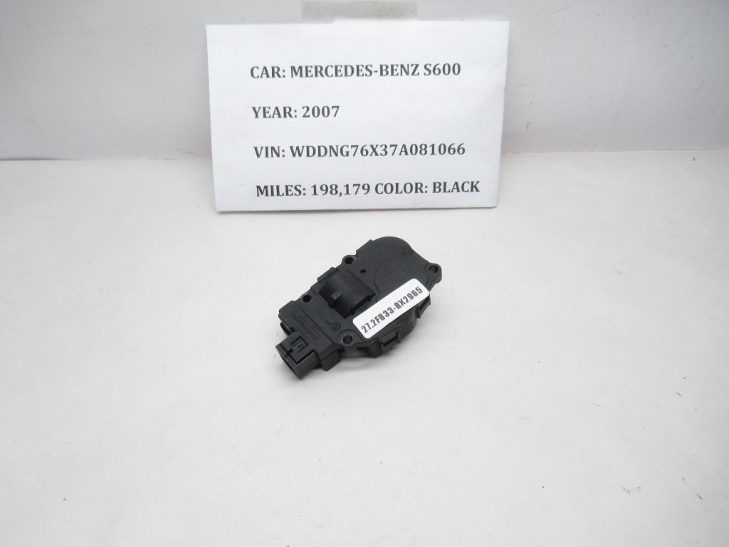 2007-2013 Mercedes-Benz S600 AC Heater Control Flap Motor Actuator EFB330 OEM