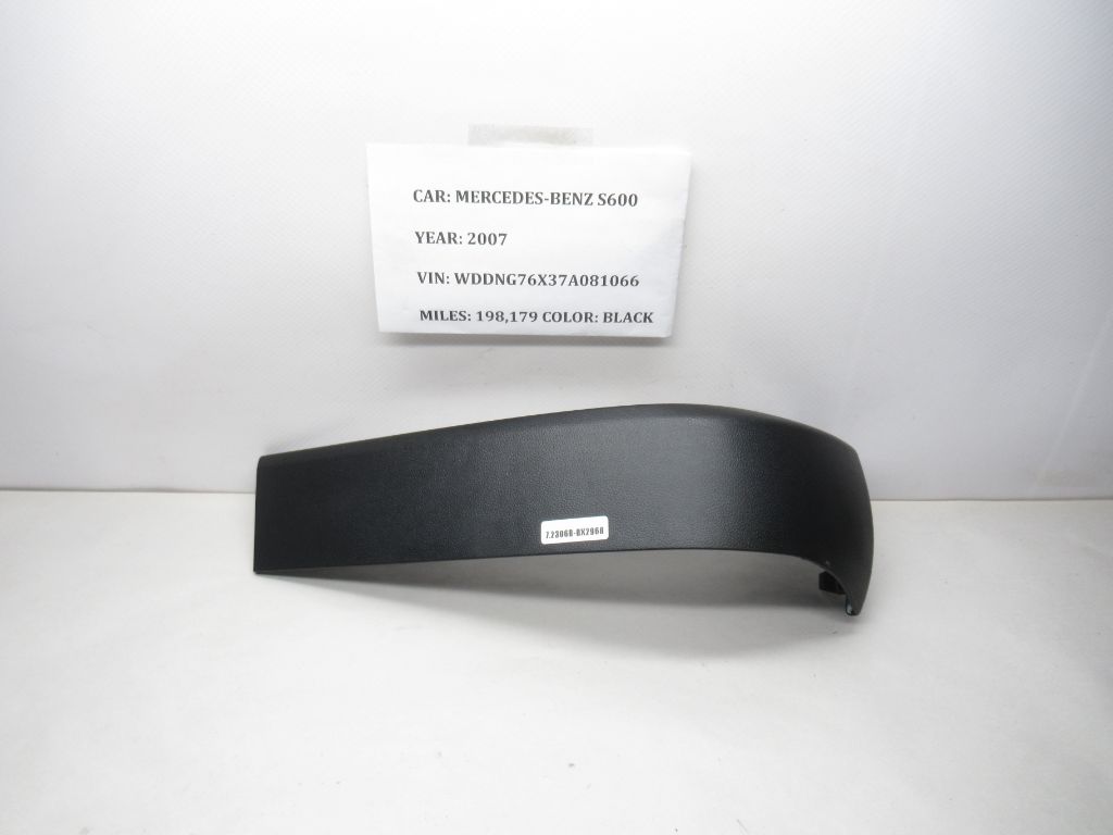 07-13 Mercedes S600 Front Right Passenger Seat Cover Trim Panel A2219101454 OEM