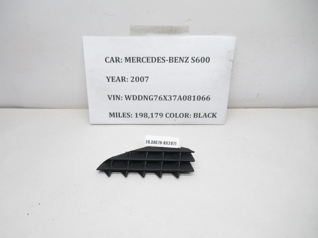 2007-2013 Mercedes S600 Dash Right Side AC Air Vent Cover 2218300254 OEM