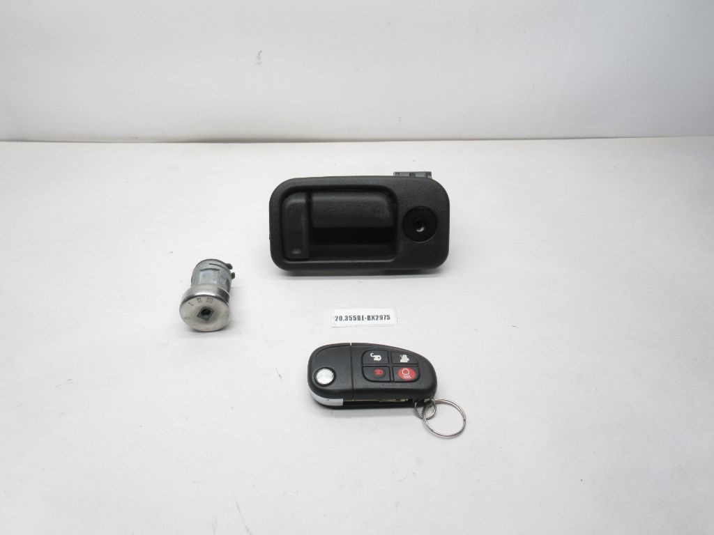 2002-2005 Jaguar X-Type Key Remote FOB & Glove Box Handle 1X43-15K601-AB OEM