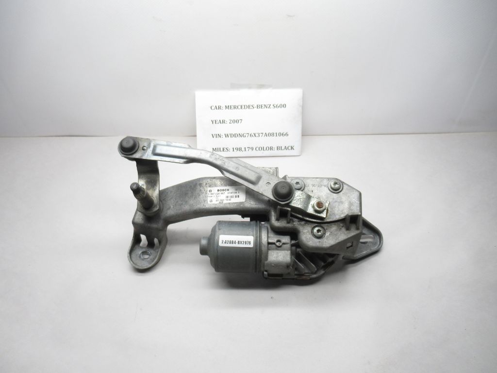 07-12 Mercedes-Benz S-Class Left Wiper Motor Linkage Assembly 2218201942 OEM