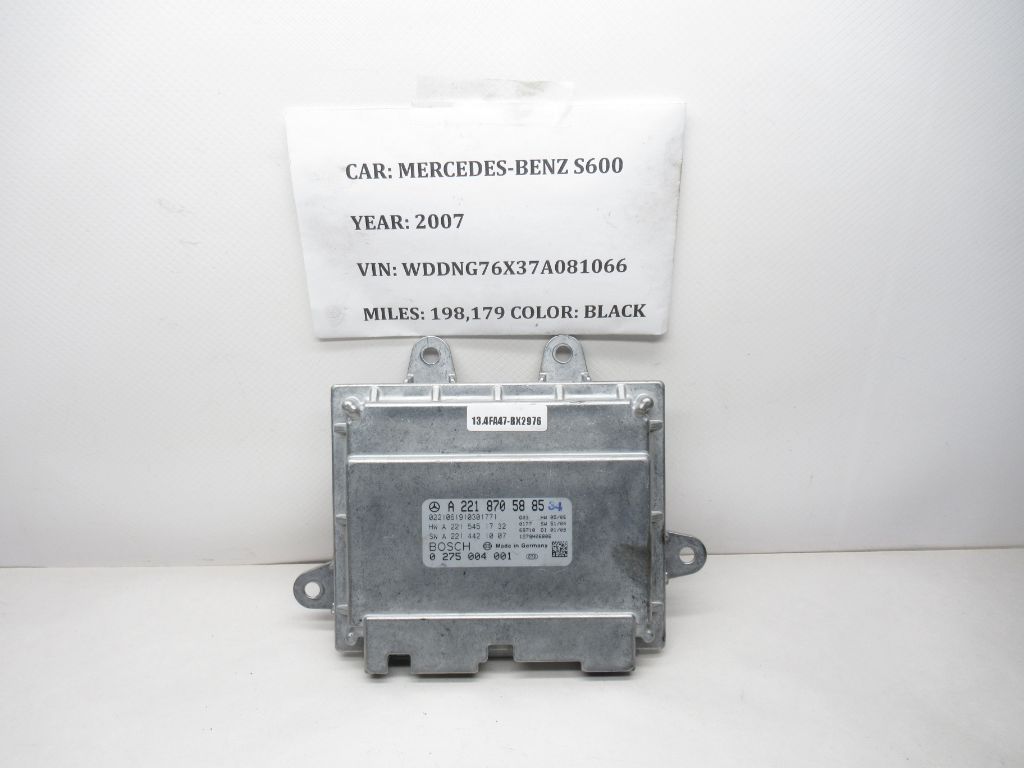 2007-2009 Mercedes S600 Night Vision Camera Control Module A2218705885 OEM