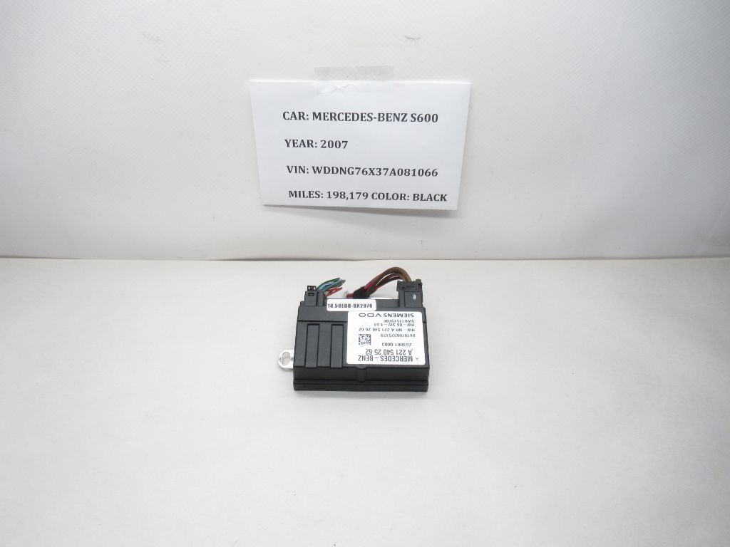 2007-2013 Mercedes-Benz S600 Fuel Pump Control Module A2215402562 OEM