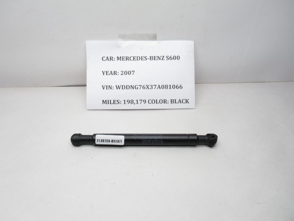 2007-2013 Mercedes S600 Rear Trunk Lid Lift Cylinder Shock Strut A2217500236 OEM