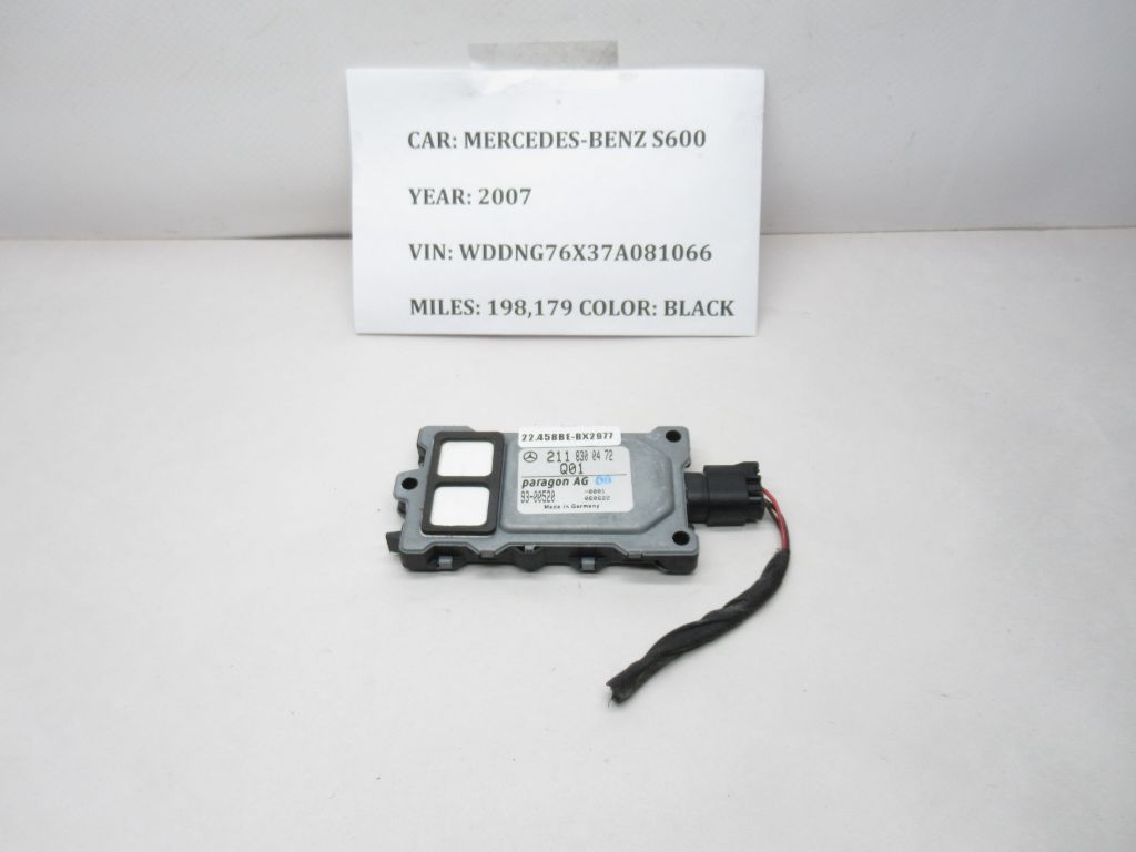 2007-2013 Mercedes-Benz S600 Air Quality Sensor Module Unit 2118300472 OEM